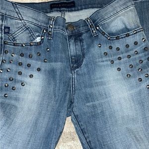 Rock&Reoublic “Kasandra” studded boot it jeans. Size 8